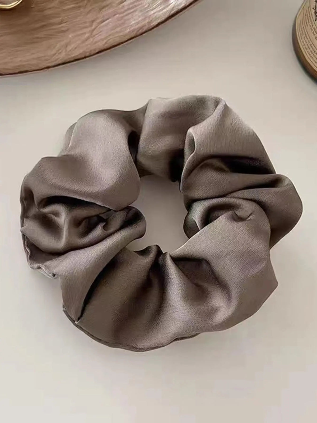 Women'S Elegant Solid Color Hair Tie, 5 Counts Casual Plain Scrunchie for Daily Hair Decoration, Ponytail Holder for Girls, Scrunchies, Elastic Hair Accessory, Elastic Hair Ties, Ponytail Accessories, Elastic Hair Ties Ponytail Holders