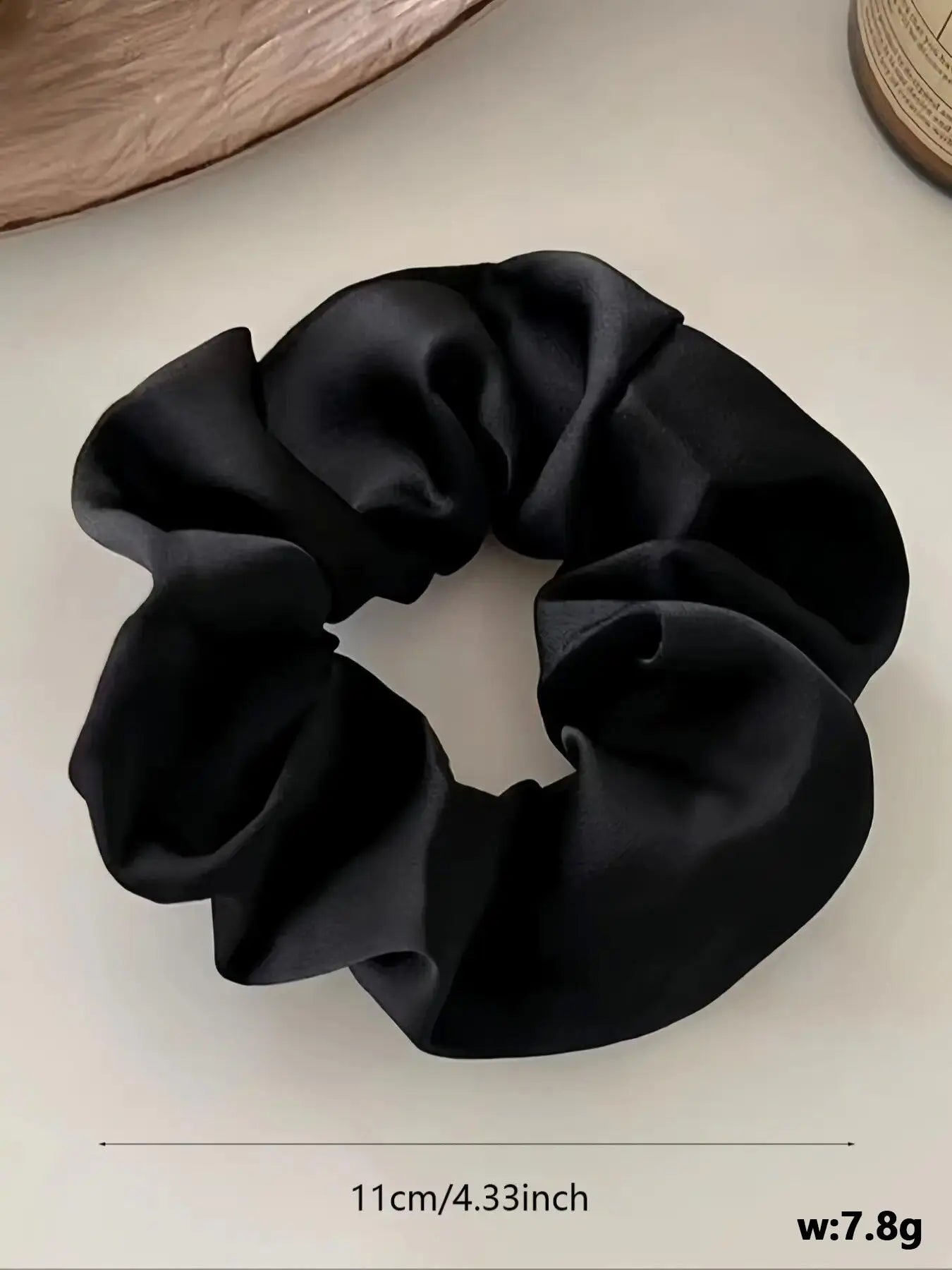 Women'S Elegant Solid Color Hair Tie, 5 Counts Casual Plain Scrunchie for Daily Hair Decoration, Ponytail Holder for Girls, Scrunchies, Elastic Hair Accessory, Elastic Hair Ties, Ponytail Accessories, Elastic Hair Ties Ponytail Holders